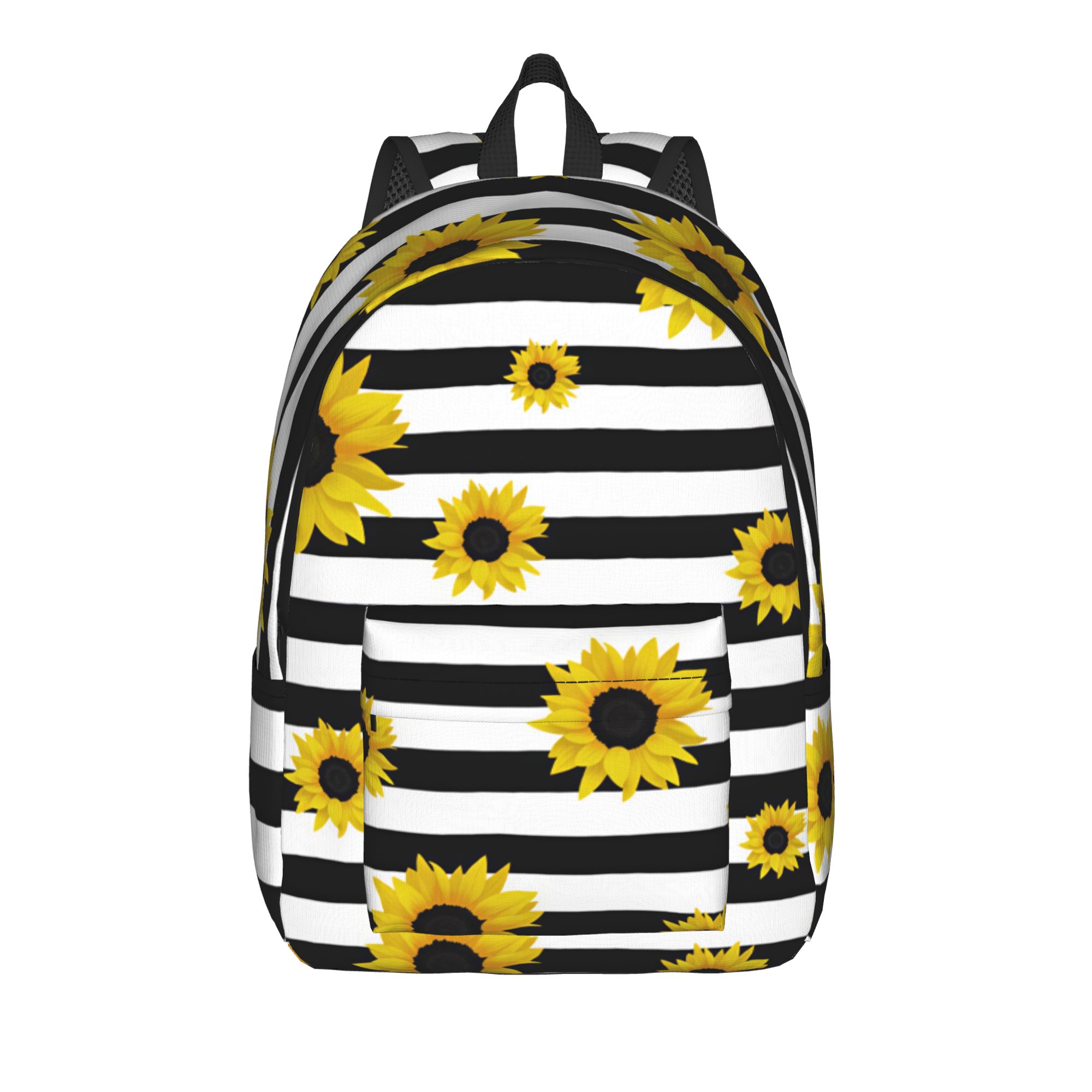 Interior Design Monochrome - Zonnebloem Monochroom Gestreepte Rugzak Outdoor Stijl