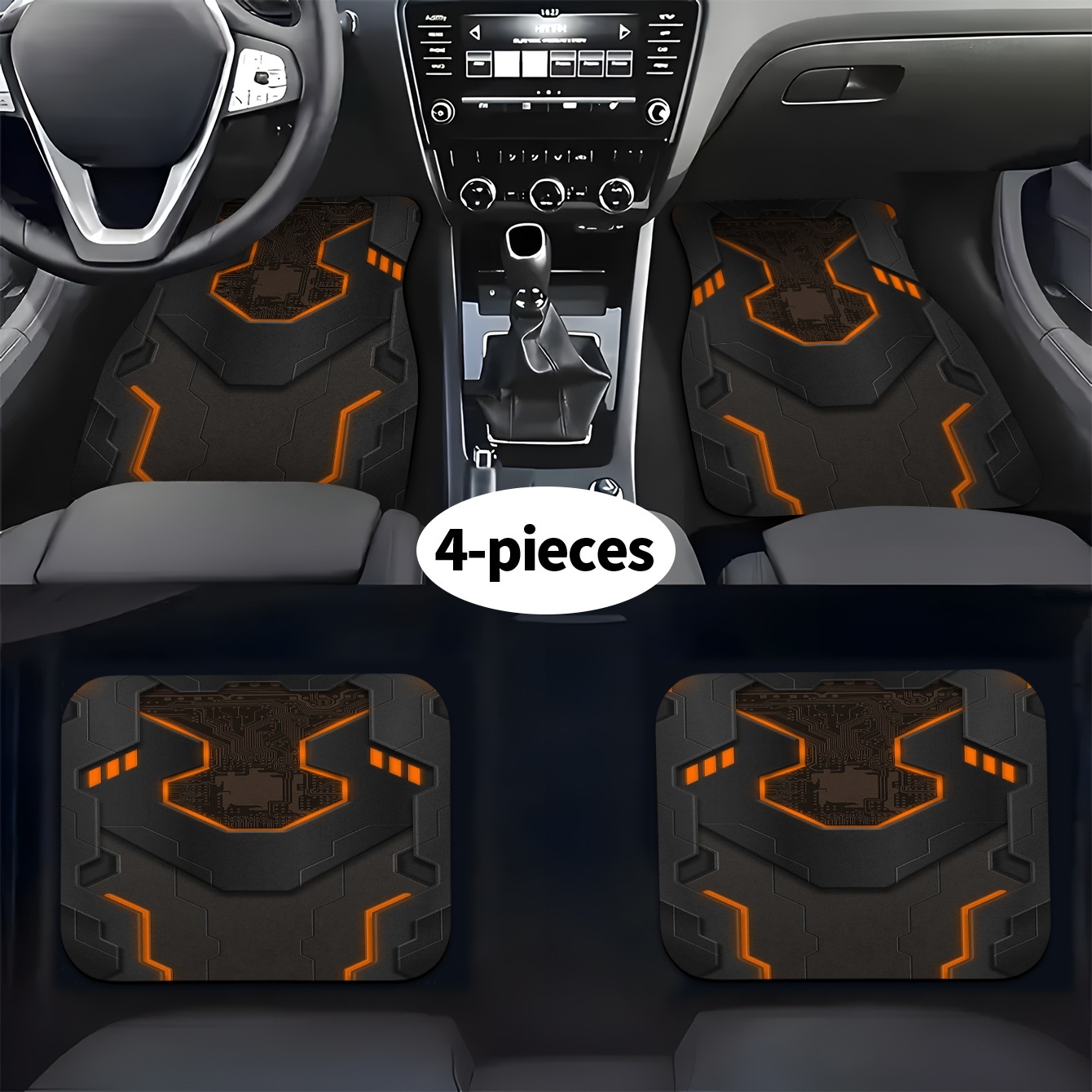 Interior Design Tech - 4-delige automatenset voor alle weersomstandigheden -