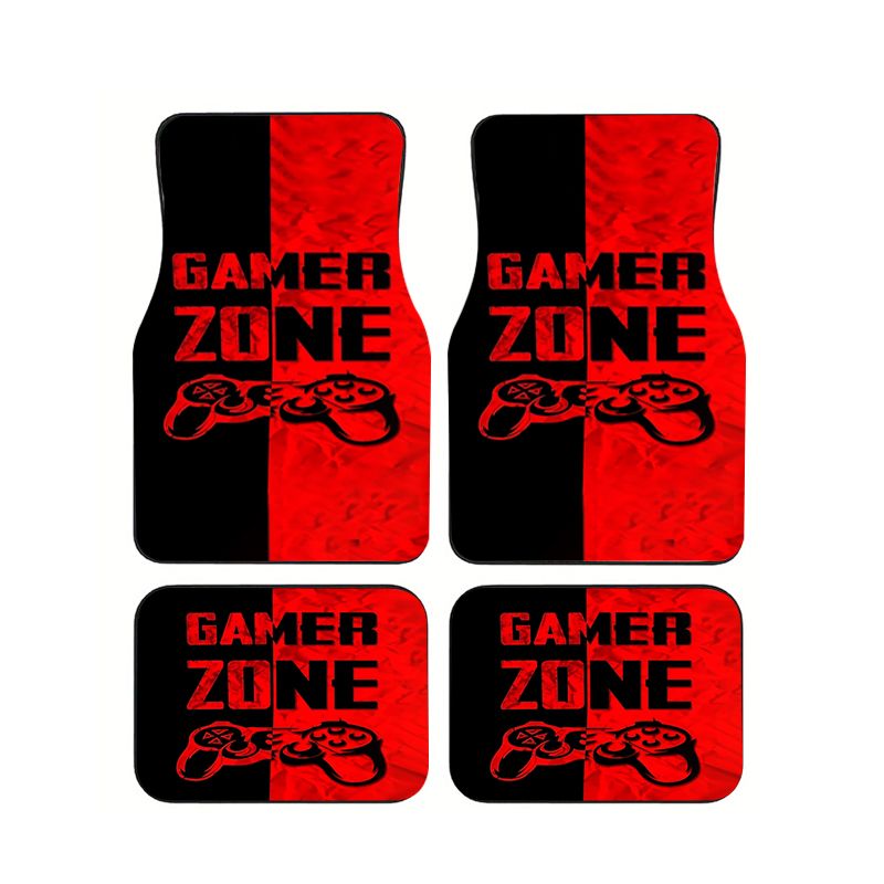 Interior Design Zoning - Universele autovloermattenset 4-delig Gamer Zone Controller