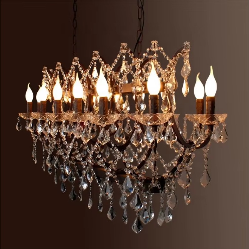 Kristallen kroonluchter indust - Interior Design Industrial Style recensie en prijs