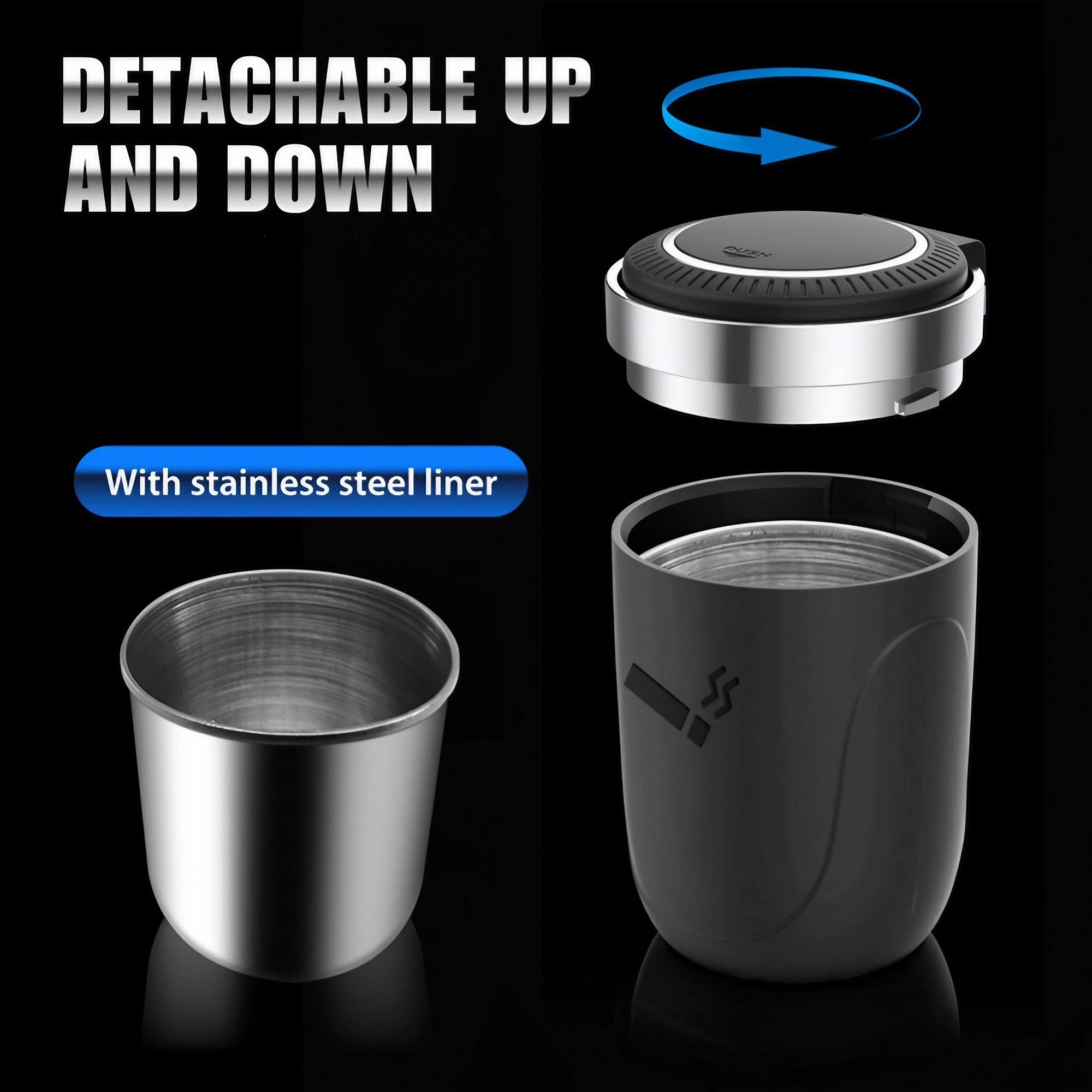 Auto-asbak met led-verlichting - Interior Design Product recensie en prijs