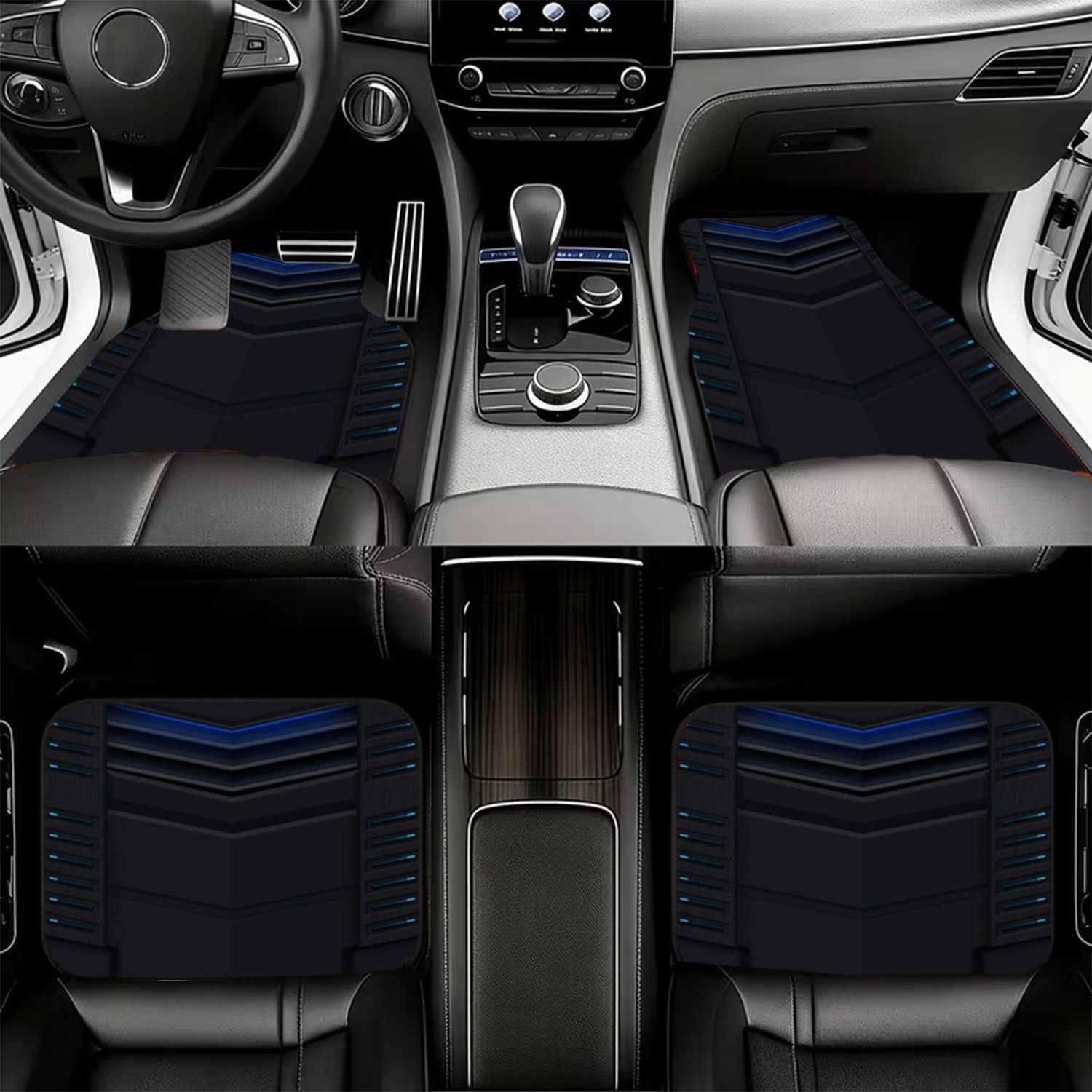 4-delige autovloermatten, donk - Interior Design Tech recensie en prijs