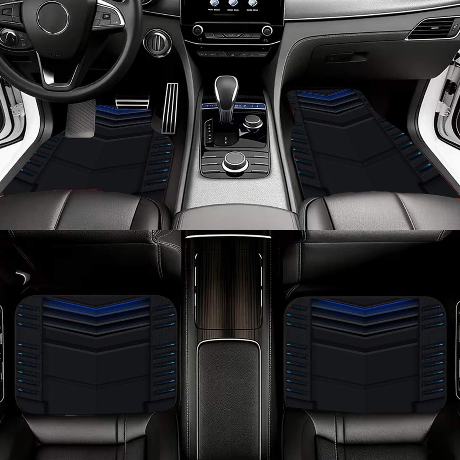 4-delige autovloermatten, donk - Interior Design Tech recensie en prijs