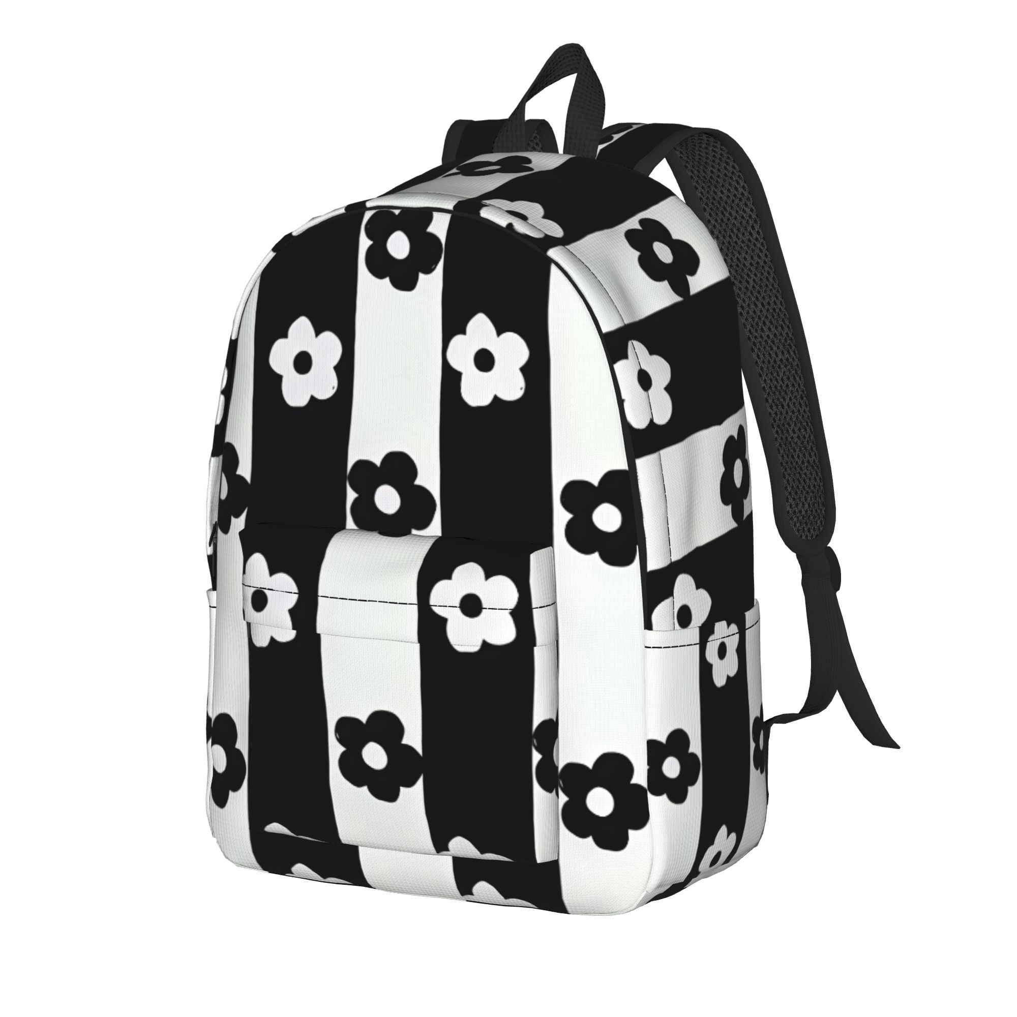 Monochrome Daisy Stripes Rugza - Interior Design Monochrome recensie en prijs